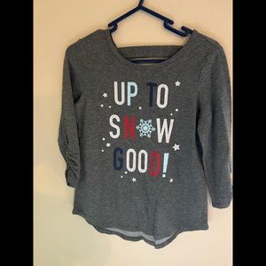 Girls size 12 Christmas top